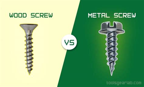 wood screw vs metal